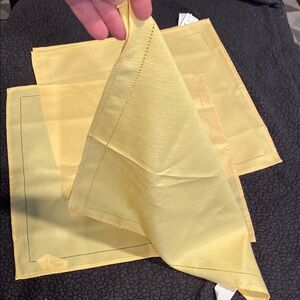 Bright Yellow Dining Napkins